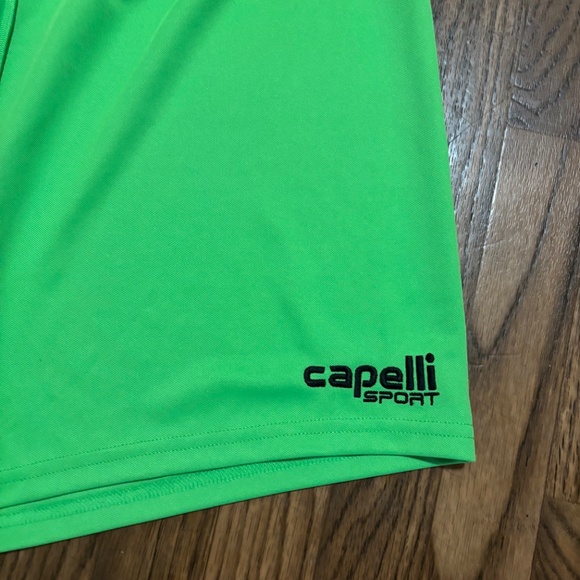 Capelli Sport * Men’s HighLighter Green Soccer / Training Shorts * Large - Picture 5 of 10
